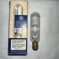 Vintage WESTINGHOUSE Projection Lamp Bulb, 300w 120v, In GE Box General Electric