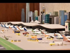 3D Printed  1/400 Scale Airport Terminal Building 3D Printed Unpainted Model Kit