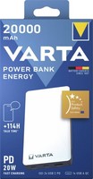Varta Power Bank Energy 20000Mah +Ladekabel Neu&Ovp
