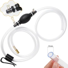 Gasoline Siphon Hose Pump, Hand Fuel Transfer Pump, High Flow Gas Siphon Pump...