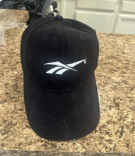 Reebok Black Baseball Cap Adjustable Mens One...