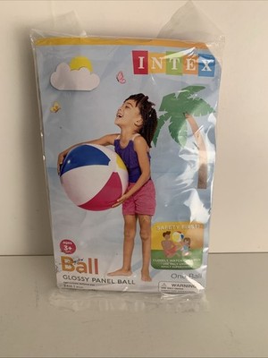 2022 INTEX Glossy Panel 24'' Round Swimming Pool Play Beach Ball #59030EQ