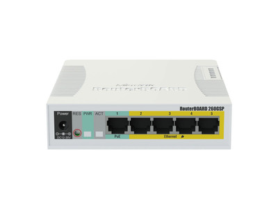 Mikrotik RB260GSP / CSS106-1G-4P-1S * Ethernet-Switch * SFP+POE * TOP
