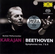 BEETHOVEN Symphonies 7  8 / Herbert von Karajan - Berlin Phil SACD, 2003, DG 