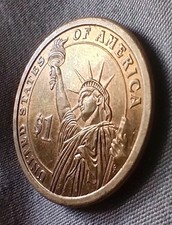 James Monroe 1817-1825 Antique $1 Dollar Coin, 2008 D 5th Presidential Era