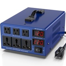 6000 watt Voltage Conversion Transformer Heavy-Duty Step-up/Step-Down AC 110V...