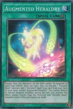 YuGiOh Augmented Heraldry WSUP-EN005 Super Rare Englisch NM 1st