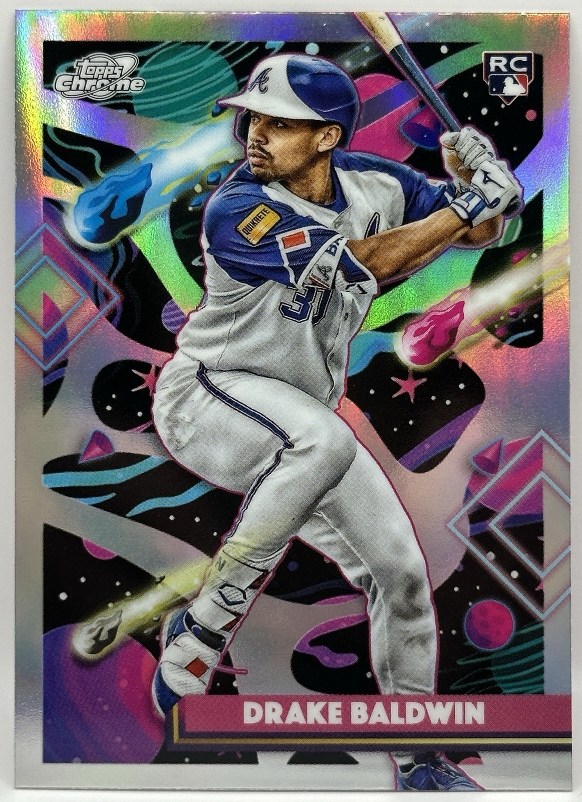 2025 Topps Cosmic Chrome - Drake Baldwin #96 Refractor (RC)