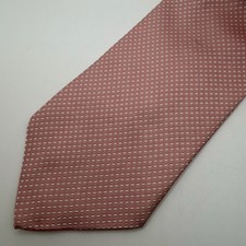 Brooks Brothers 346 Classic Pink Dot Neck Tie Necktie Made in USA Pure Silk