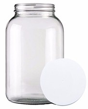 1-gallon USDA Wide Mouth Fermentation Glass Jar w/ lid