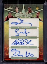 2025 Leaf Glory of The Game 1/1 Allen Iverson Nash Johnson Payton Quad Auto