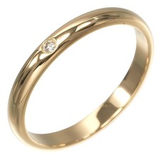 CARTIER 1895 Classic Wedding Ring K18 yellow gold/diamond #4.9(US Size) 2....