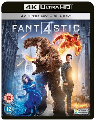 Fantastic Four (2015) (4K UHD Blu-ray) Kate Mara Toby Kebbell (UK IMPORT)