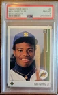 1989 Upper Deck - Star Rookie Ken Griffey Jr #1 (RC) PSA 8