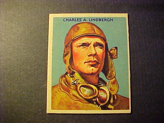 1933 NATIONAL CHICLE SKYBIRDS #36 COLONEL CHARLES A LINDBERGH NM