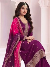 Indian Wedding Bollywood Party Salwar Pakistani Anarkali Ethnic Gown Plazzo