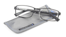 Foster Grant Ti-TECH Reading Glasses with Case TI104 GUN 2.50 55/17-140