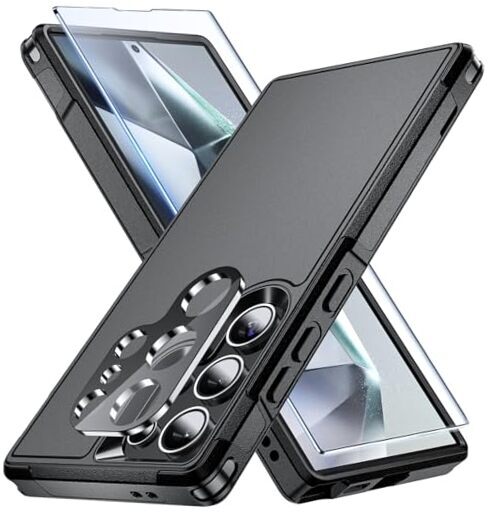 for Samsung Galaxy S24 Ultra Case,[15 FT Military Grade Drop Black