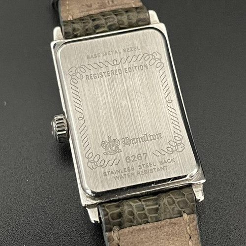Hamilton Ardmore 6267 Registered Edition Wristwatch White Silver Working Japan - Picture 8 of 9