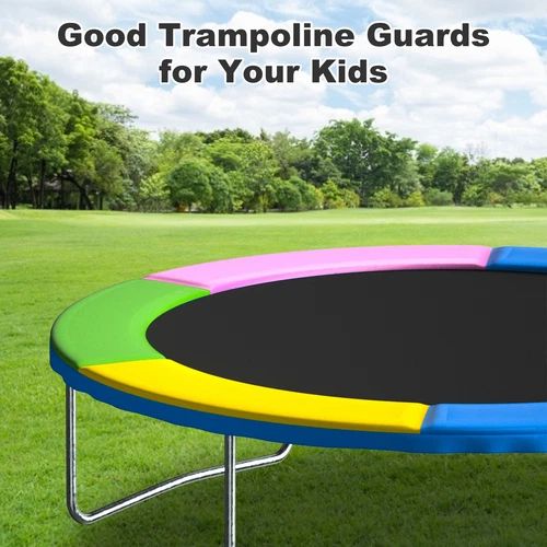 Trampolin Randabdeckung Sicherheitsnetz 6 / 8 Stangen Netz 244 305 366 397 427cm - Bild 18 von 34