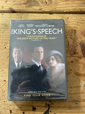 The Kings Speech DVD Colin Firth Sealed W Tears Check Photos