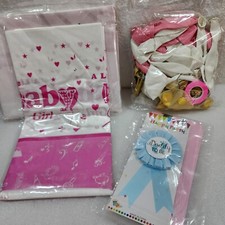 Baby Shower Party Decorations and Supplies For Baby Girl Theme Party, Assorted