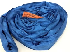 10' Blue Poly Endless Round Sling at 21,200 lbs Vertical & 42,400 lbs Basket WLL