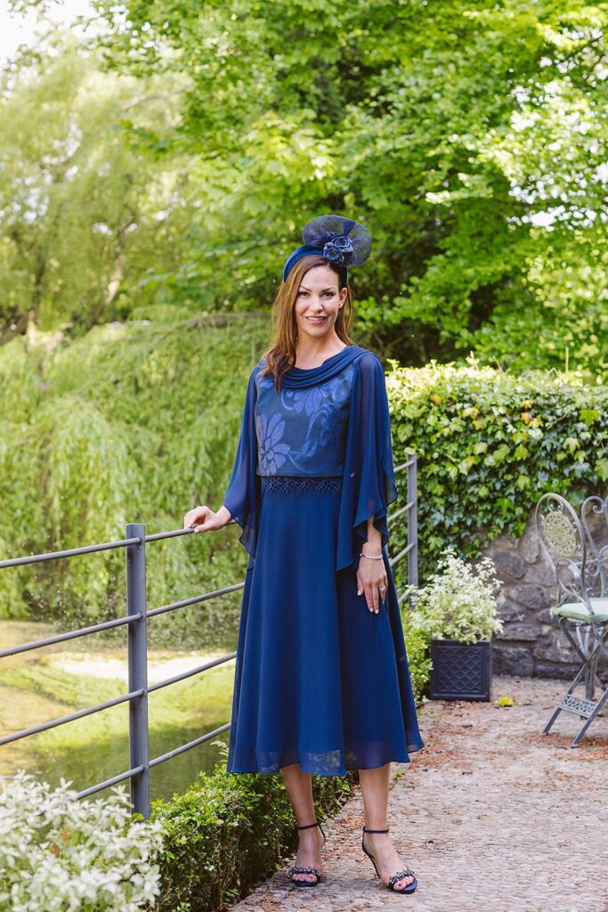 Lizabella Mother of the Bride Navy Dress and Jacket eBay