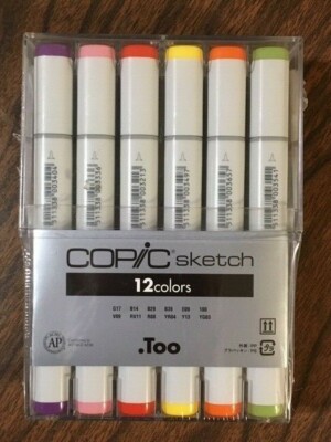 Copic sketch Marker Basic  Set of 12