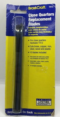 Brass Craft T413 Close Quarters Replacement Blades - 10 Blades