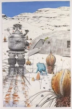 LOST IN SPACE #18 PG 1 ORIGINAL SPLASH PAGE COMIC ART. DUTKIEWICZ MUMY. 1993