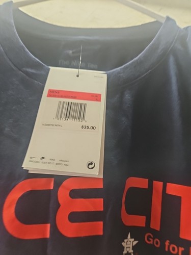 Mlb Shirt Nike Verlander 35 Talla Large - Picture 10 of 11