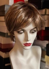 Jon Renau Meg Synthetic Wig (Double Mono & Hand-Tied)FS26/31S6 SALTED CARAMEL 🙏