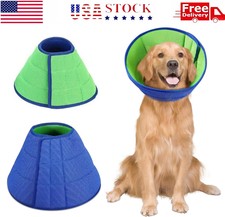 Soft Dog Cone Collar Adjustable Breathable Dog Cone Collar Pet Protection Collar