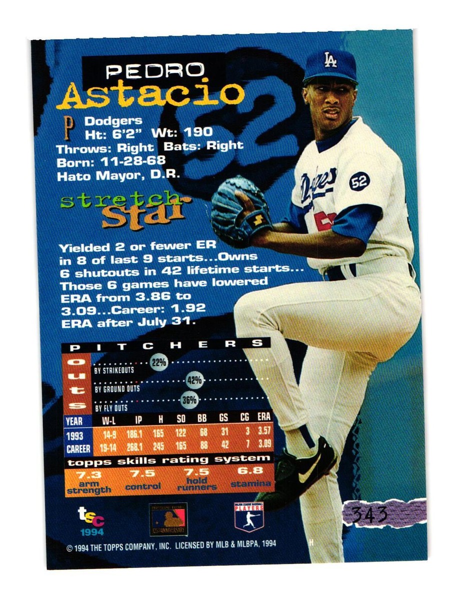 1994 Stadium Club #343 Pedro Astacio Los Angeles Dodgers | eBay