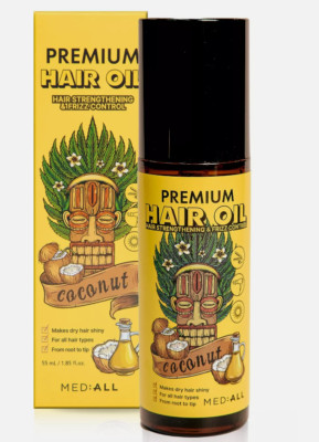 MEDIALL Premium K beauty Hair Oil | Coconut Oil Hair Serum