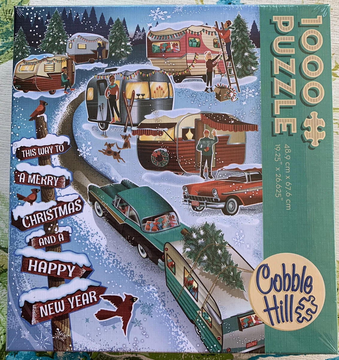 Cobble Hill puzzle; Two for the Road; 1,000 pieces New Factory Sealed