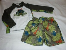 Gymboree Jungle Explorer 18-24 Month Swim Rash Guard Top Trunks NWT Set