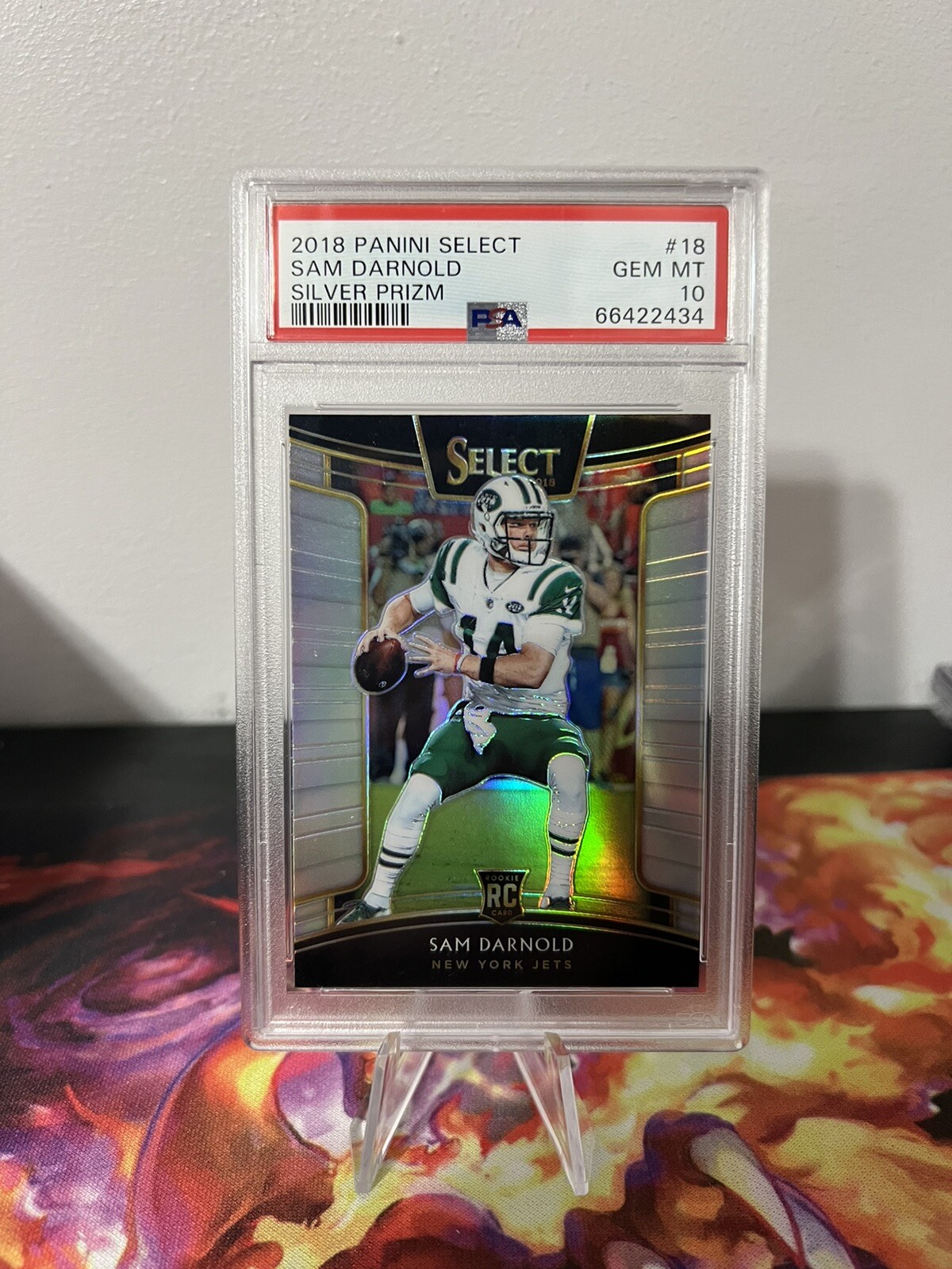 2018 Panini Select Concourse Silver Prizm Sam Darnold PSA 10 GEM MT Rookie RC