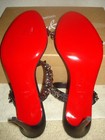 100% AUTHENTIC NEW WOMEN LOUBOUTIN JUST CHAIN 85 SPIKE SANDALS/HEELS US 11 — photo 10