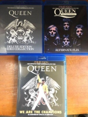 #ad #ad QUEEN ALTERNATE FLIX DELUXE WE ARE THE CHAMPIONS 3Blu ray $70.98