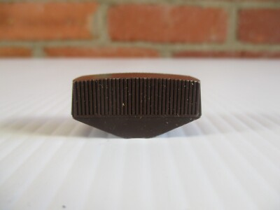 #ad Vintage Brown Knob Plastic Radio Amp 1 1 4quot; Long 9 16quot; Tall 3 8quot; Wide $6.50