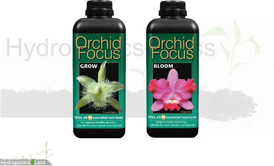 Orchid Focus Grow or Bloom Nutrient Hydro Hydroponics House Plant