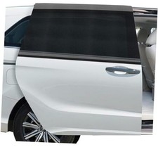 Car Window Shades 2 Pack -Side Window Sun Extra Large 27.5" x 57" Black