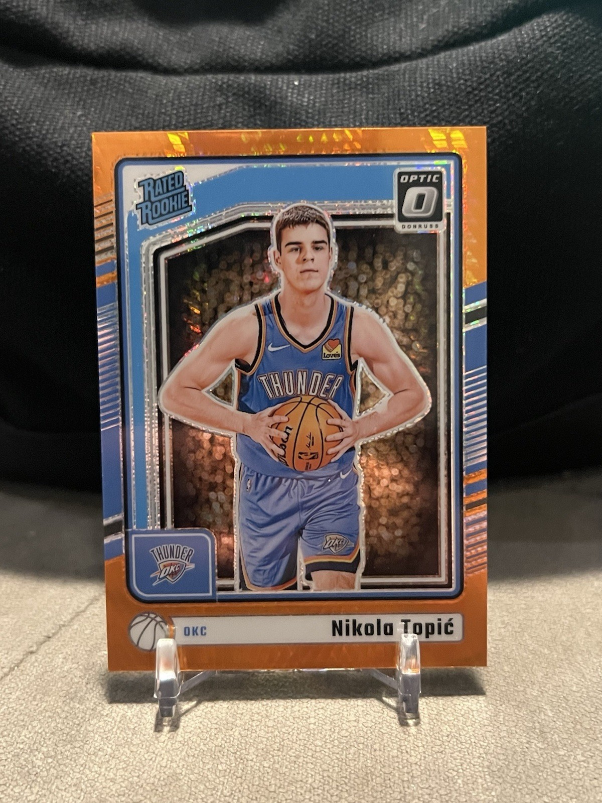 2024-25 Optic Nikola Topić Rated Rookie Hyper ORANGE /299 🔥 RC Thunder #054/299