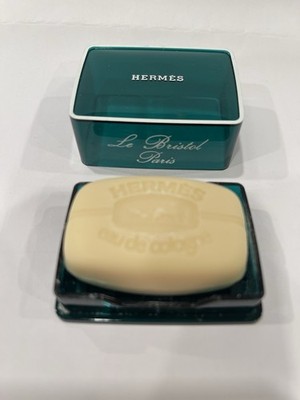 Vintage Luxury Hermès Savon MINI Hotel Le Bristol PARIS Soap Bar w BOX France