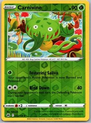 Carnivine 012/159 Crown Zenith Reverse Holo