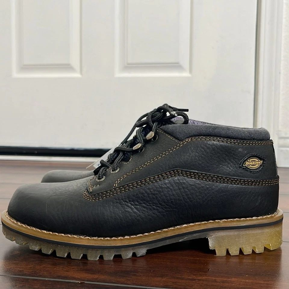 Zapatos de trabajo industriales de cuero Dickies botas con cordones punta de acero para mujer talla 10 nuevos con etiquetas Foto 4 de 4