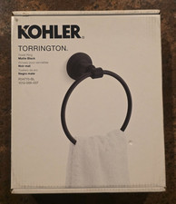 Kohler R34770-BL Torrington Wall Mounted Towel Ring in Matte Black