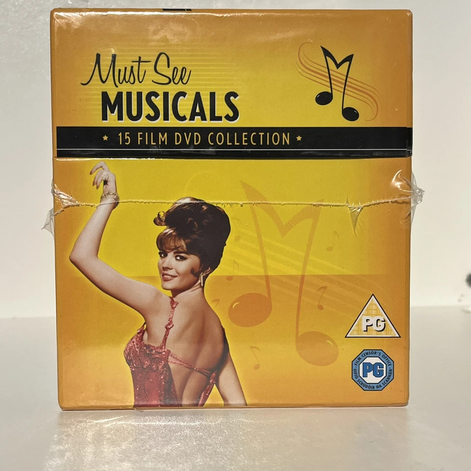 Must See Musicals 15 All Time Hollywood Movie Collection Boxset Sealed UK R2 DVD - Image 2 of 4